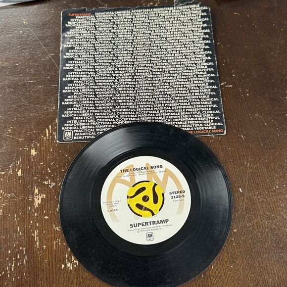 1970s Classic Pop Rock 45s Lot Of 10 CCR Wings Chicago Supertramp Eagles Nesmith - Picture 4 of 11